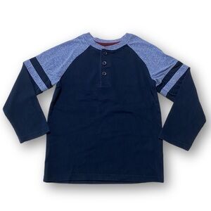 Garanimals, EUC, 365 Kids, Long sleeve Navy blue, Henley shirt, boys size 5